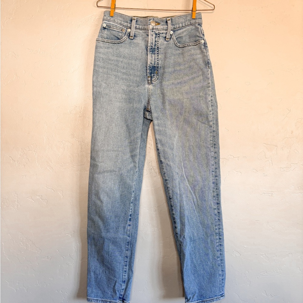 Madewell The Perfect Vintage Straight Crop Jean in Montville Sz 26 - Picture 2 of 9